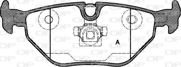 Open Parts BPA0265.40 - Гальмівні колодки, дискові гальма avtolavka.club