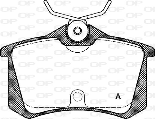 Open Parts BPA0263.20 - Гальмівні колодки, дискові гальма avtolavka.club