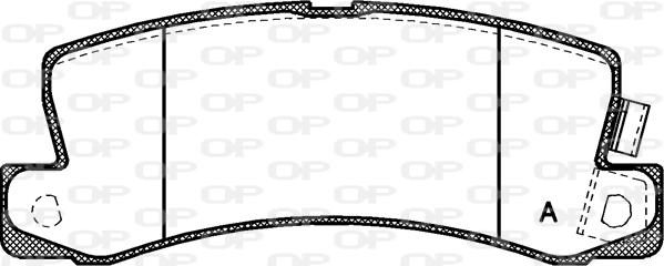Open Parts BPA0214.22 - Гальмівні колодки, дискові гальма avtolavka.club