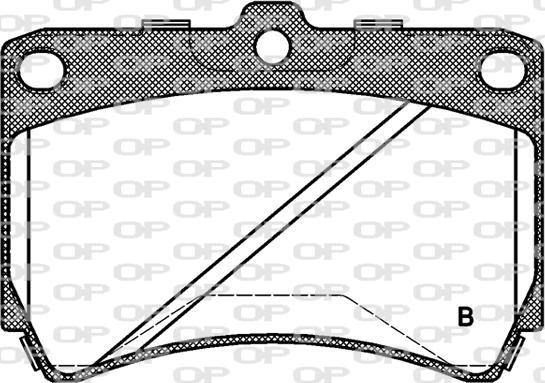 Open Parts BPA0212.42 - Гальмівні колодки, дискові гальма avtolavka.club