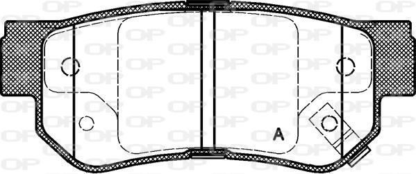 Open Parts BPA0746.02 - Гальмівні колодки, дискові гальма avtolavka.club