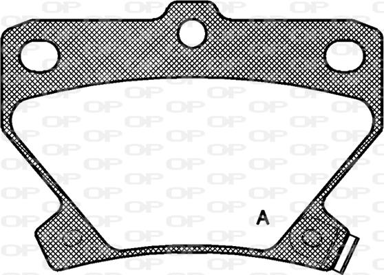 Open Parts BPA0741.02 - Гальмівні колодки, дискові гальма avtolavka.club