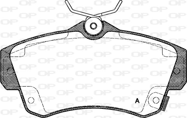 Open Parts BPA0753.02 - Гальмівні колодки, дискові гальма avtolavka.club