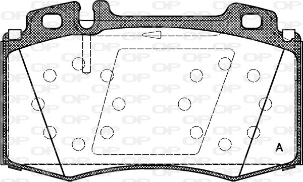 Open Parts BPA0769.00 - Гальмівні колодки, дискові гальма avtolavka.club