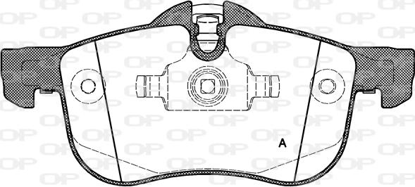 Open Parts BPA0719.00 - Гальмівні колодки, дискові гальма avtolavka.club