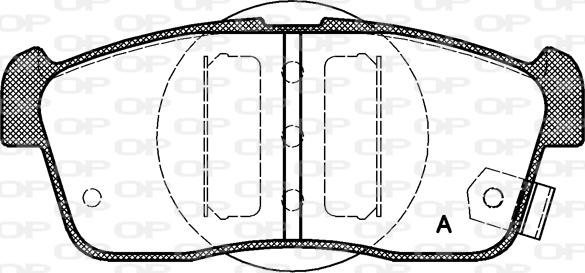 Open Parts BPA0724.02 - Гальмівні колодки, дискові гальма avtolavka.club