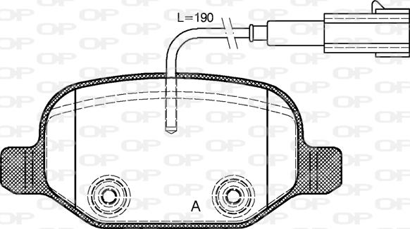 Open Parts BPA0727.02 - Гальмівні колодки, дискові гальма avtolavka.club