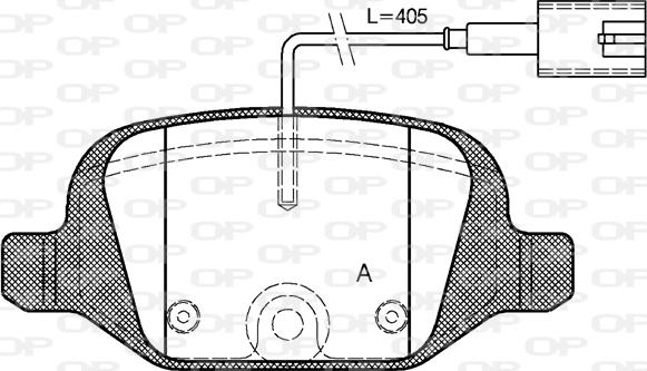 Open Parts BPA0727.12 - Гальмівні колодки, дискові гальма avtolavka.club