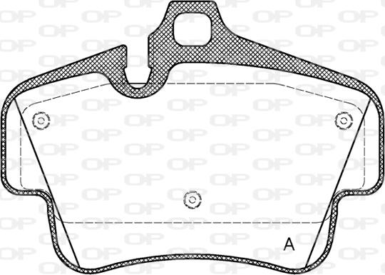 Open Parts BPA0773.30 - Гальмівні колодки, дискові гальма avtolavka.club