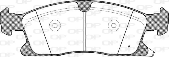 Open Parts BPA1430.02 - Гальмівні колодки, дискові гальма avtolavka.club