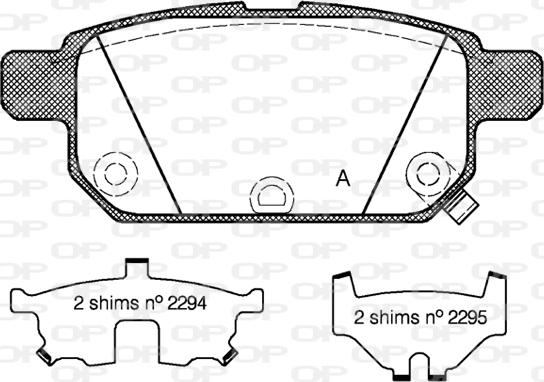 Open Parts BPA1471.02 - Гальмівні колодки, дискові гальма avtolavka.club