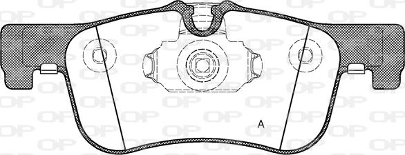 Open Parts BPA1478.10 - Гальмівні колодки, дискові гальма avtolavka.club