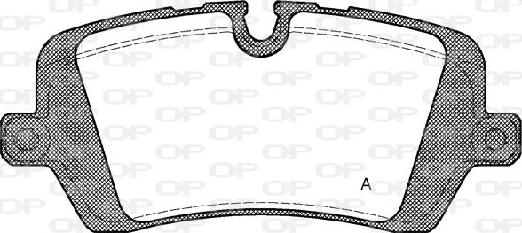 Open Parts BPA1541.00 - Гальмівні колодки, дискові гальма avtolavka.club