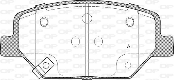 Open Parts BPA1631.02 - Гальмівні колодки, дискові гальма avtolavka.club