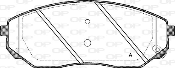 Open Parts BPA1041.02 - Гальмівні колодки, дискові гальма avtolavka.club