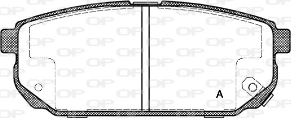 Open Parts BPA1042.02 - Гальмівні колодки, дискові гальма avtolavka.club