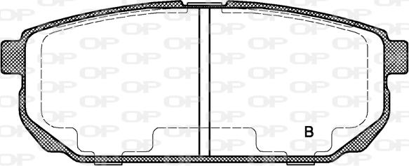 Open Parts BPA1042.02 - Гальмівні колодки, дискові гальма avtolavka.club