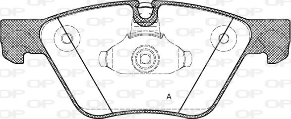 Open Parts BPA1052.30 - Гальмівні колодки, дискові гальма avtolavka.club