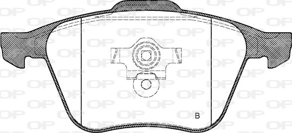 Open Parts BPA1070.00 - Гальмівні колодки, дискові гальма avtolavka.club