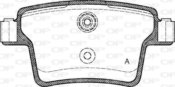 Open Parts BPA1149.10 - Гальмівні колодки, дискові гальма avtolavka.club