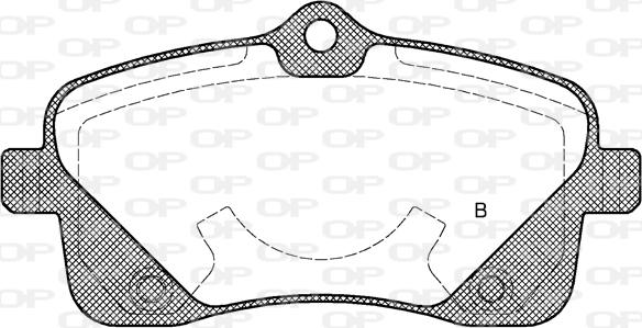 Open Parts BPA1102.02 - Гальмівні колодки, дискові гальма avtolavka.club