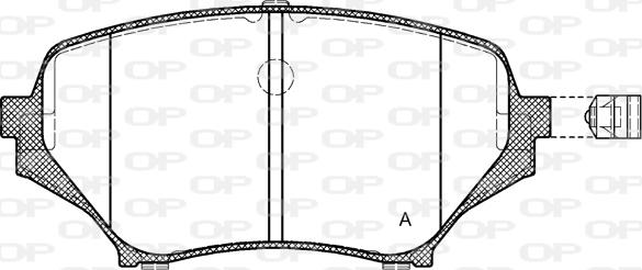 Open Parts BPA1189.01 - Гальмівні колодки, дискові гальма avtolavka.club