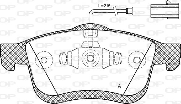 Open Parts BPA1183.01 - Гальмівні колодки, дискові гальма avtolavka.club