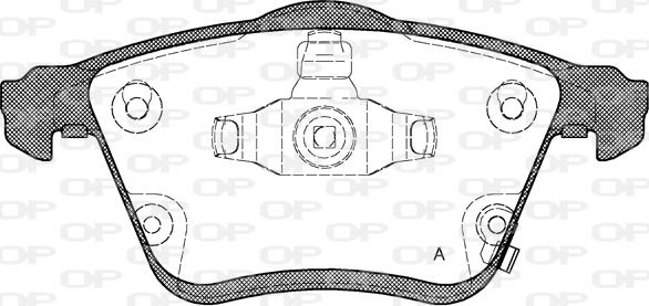 Open Parts BPA1182.02 - Гальмівні колодки, дискові гальма avtolavka.club