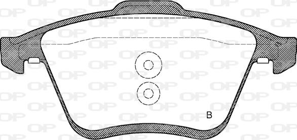 Open Parts BPA1182.02 - Гальмівні колодки, дискові гальма avtolavka.club