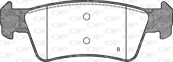 Open Parts BPA1187.02 - Гальмівні колодки, дискові гальма avtolavka.club