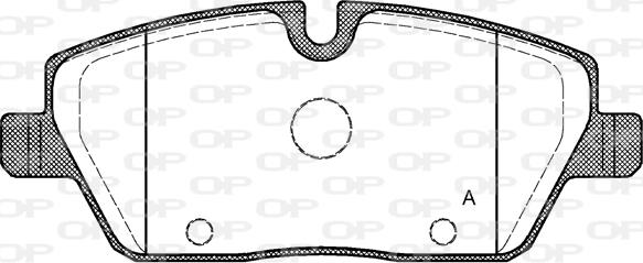 Open Parts BPA1131.00 - Гальмівні колодки, дискові гальма avtolavka.club