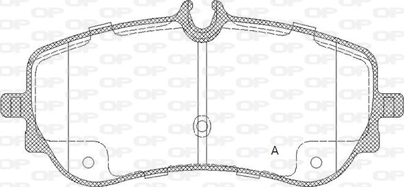 Open Parts BPA1848.00 - Гальмівні колодки, дискові гальма avtolavka.club