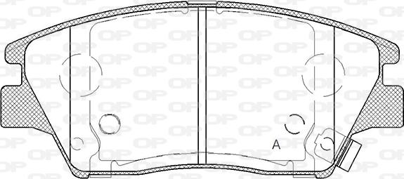 Open Parts BPA1824.02 - Гальмівні колодки, дискові гальма avtolavka.club