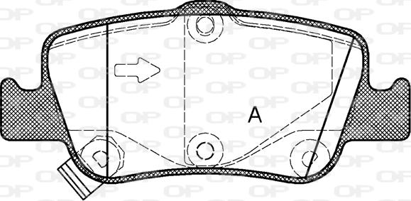 Open Parts BPA1356.02 - Гальмівні колодки, дискові гальма avtolavka.club