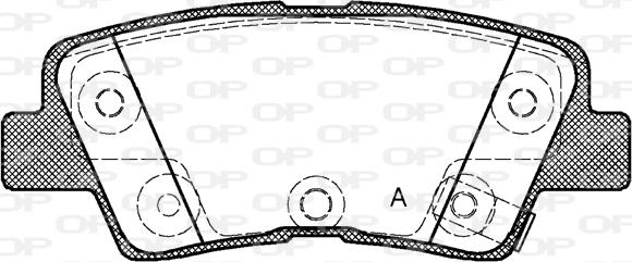 Open Parts BPA1362.42 - Гальмівні колодки, дискові гальма avtolavka.club