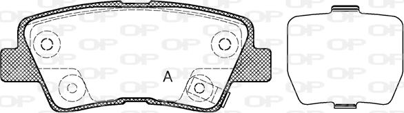Open Parts BPA1362.02 - Гальмівні колодки, дискові гальма avtolavka.club