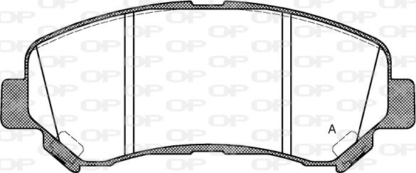 Open Parts BPA1318.00 - Гальмівні колодки, дискові гальма avtolavka.club