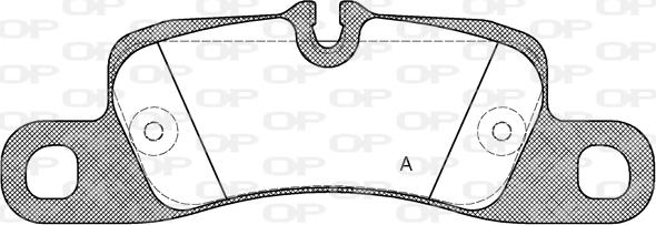 Open Parts BPA1379.00 - Гальмівні колодки, дискові гальма avtolavka.club