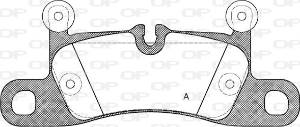 Open Parts BPA1379.10 - Гальмівні колодки, дискові гальма avtolavka.club