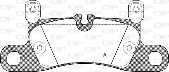 Open Parts BPA1379.20 - Гальмівні колодки, дискові гальма avtolavka.club