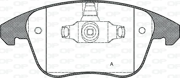 Valeo 671095 - Гальмівні колодки, дискові гальма avtolavka.club