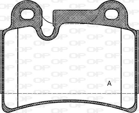 Open Parts BPA1240.00 - Гальмівні колодки, дискові гальма avtolavka.club