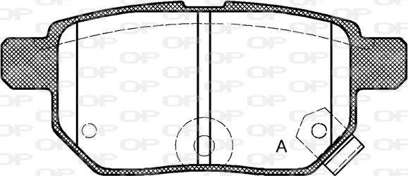 Open Parts BPA1286.02 - Гальмівні колодки, дискові гальма avtolavka.club