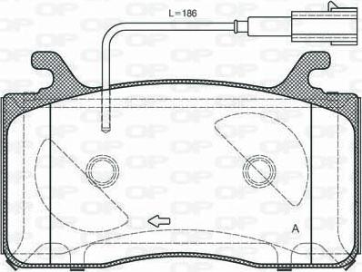 Open Parts BPA1759.22 - Гальмівні колодки, дискові гальма avtolavka.club