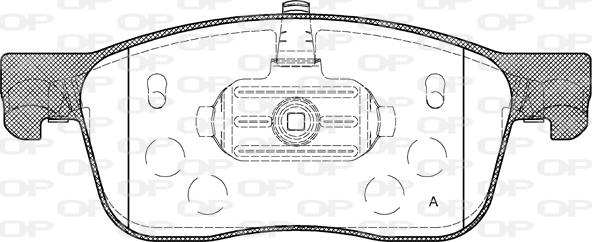 Open Parts BPA1719.00 - Гальмівні колодки, дискові гальма avtolavka.club