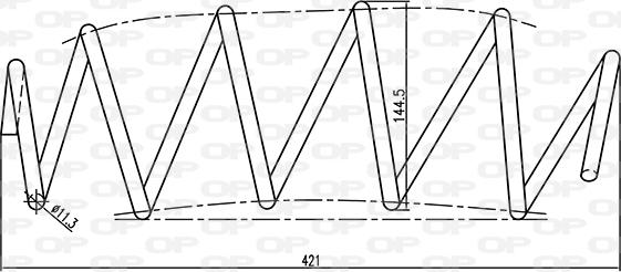 Open Parts CSR9064.00 - Пружина ходової частини avtolavka.club