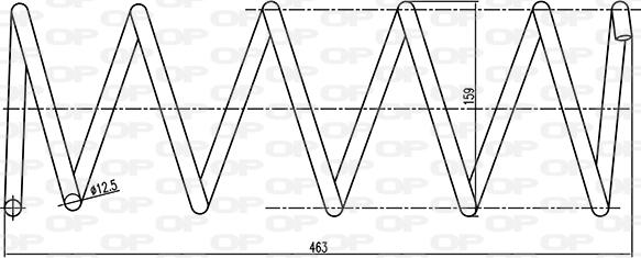 Open Parts CSR9191.02 - Пружина ходової частини avtolavka.club