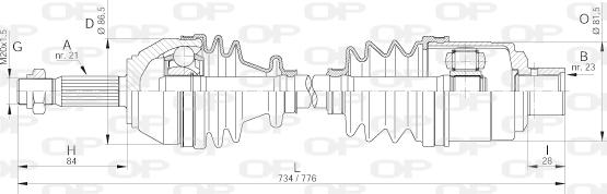 Open Parts DRS6017.00 - Приводний вал avtolavka.club