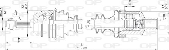 Open Parts DRS6302.00 - Приводний вал avtolavka.club