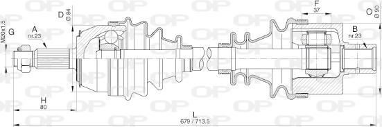 Open Parts DRS6269.00 - Приводний вал avtolavka.club